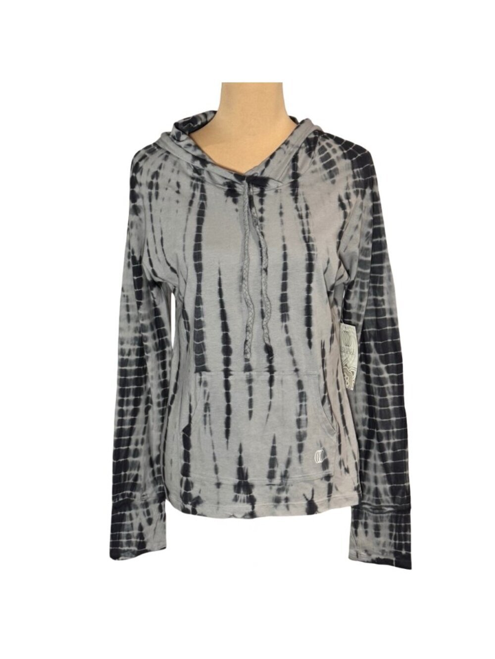 NWT Balance Collection Cotton Hooded Long Sleeve Top Sz L Activewear Outdoor - Picture 3 of 13